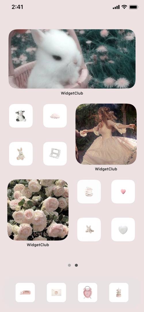 ピンク系統🎀 Home Screen ideas[v995O7cWk0d3nLf56fJQ]