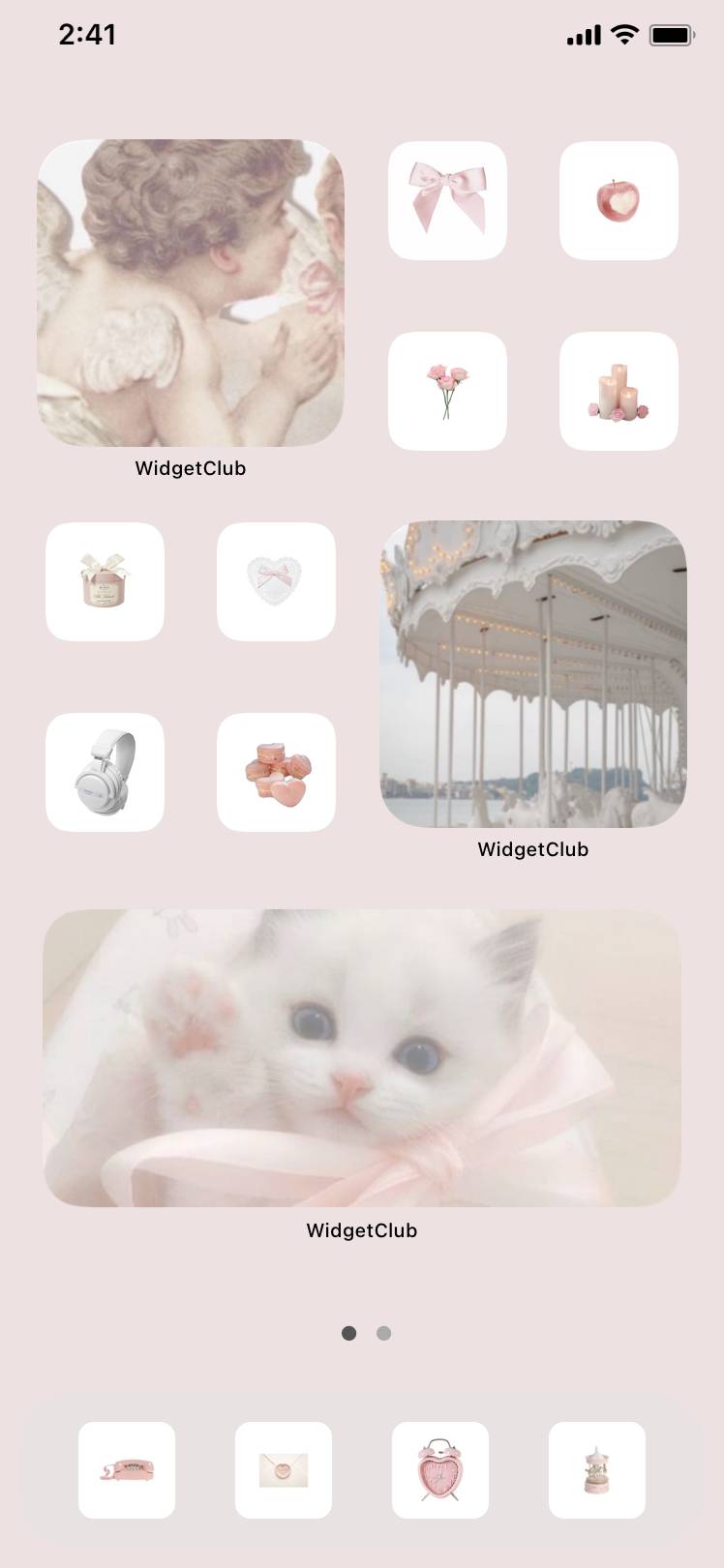 ピンク系統🎀Home Screen ideas[v995O7cWk0d3nLf56fJQ]