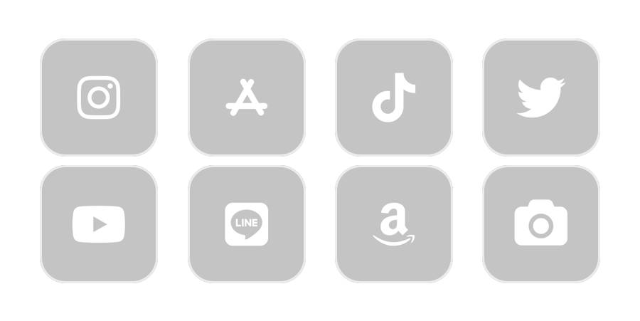 Gris Paquete de iconos de aplicaciones[WTpnC84hujmRSUXkcfsK]