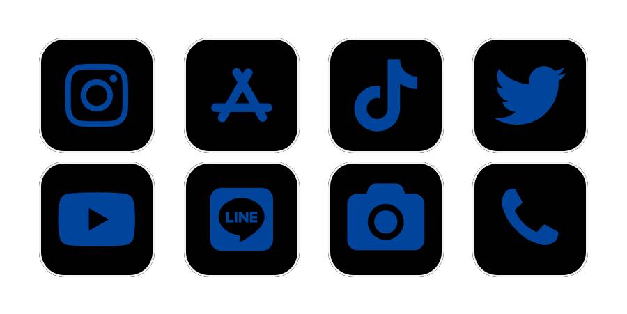 黒青 App Icon Pack[Y7IMAEQWlsYF8rmdkxnX]