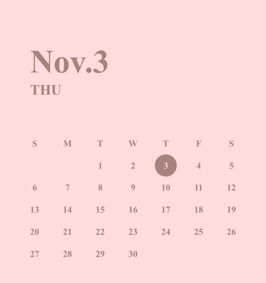 カレンダー！ Calendario Ideas de widgets[b1qX7WNC6qlTADrjfJZ8]