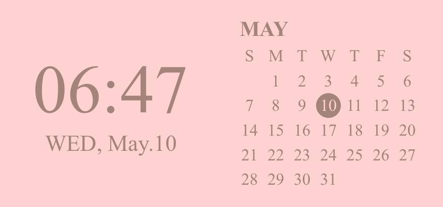 ピンク♡ Kalendář Nápady na widgety[Nugwx5VxMNbvOAwzW3X4]