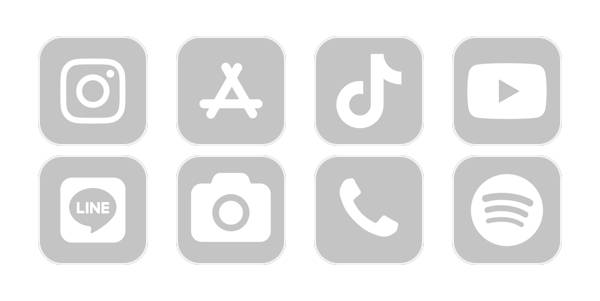 シンプルApp Icon Pack[VuDdhbsTWmsmgNEsIzDN]