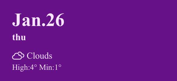purple Temps Idées de widgets[U817kEP6NQF45yiu1mkg]