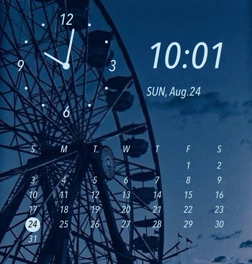 Simple Clock Widget ideas[zqlAVG6l4ZA9XRAWeAtR]