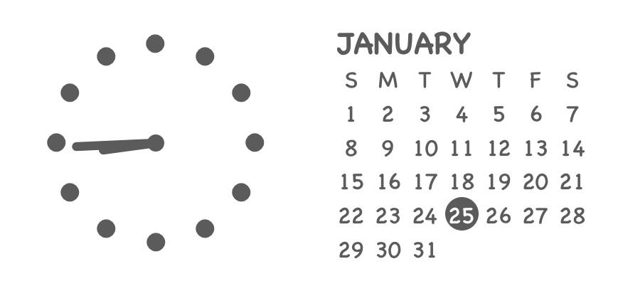 clock＆calendarKlok Widget-ideeën[dwztjwo3y2kpks4Tk5wJ]