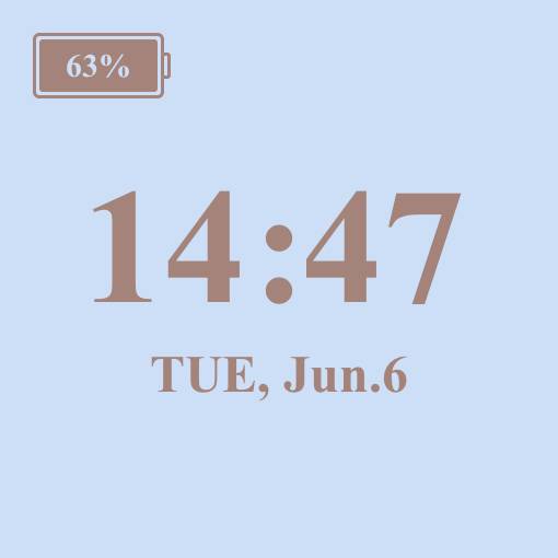 Time Widget ideas[3gXFTBgDFabC32u5m9CJ]