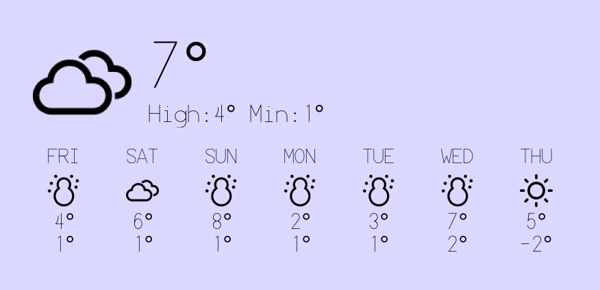 ？Weather Widget ideas[c8dG4mSgOwkfLPxXEiRr]