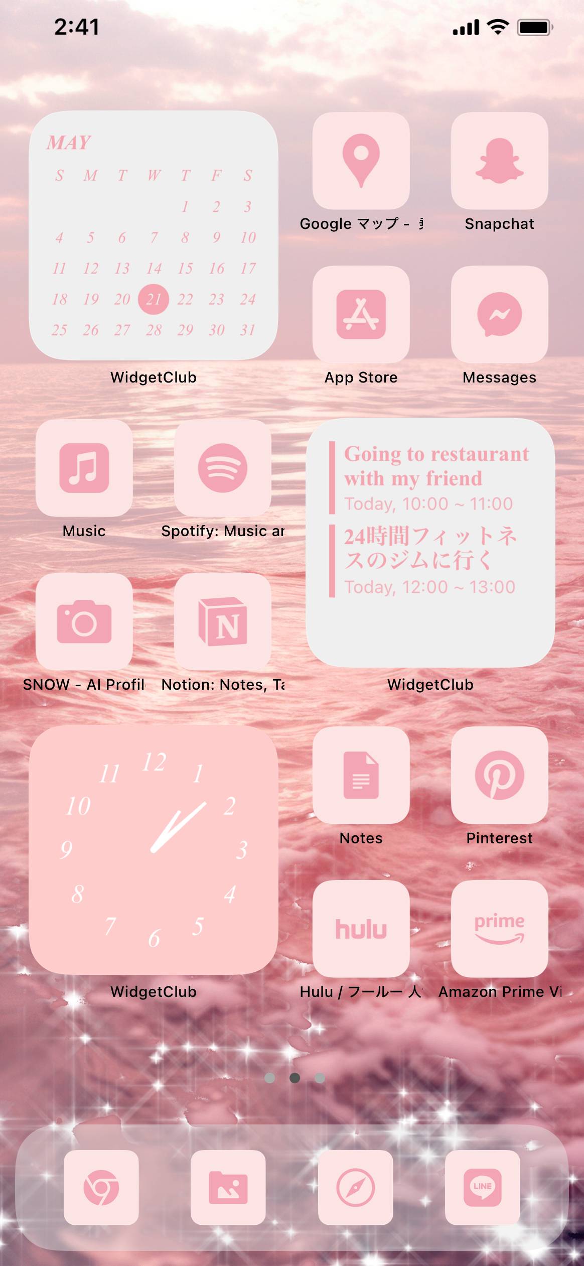 PINK widgetHome Screen ideas[2B2ONKazPTsaR1Nb9IAm]