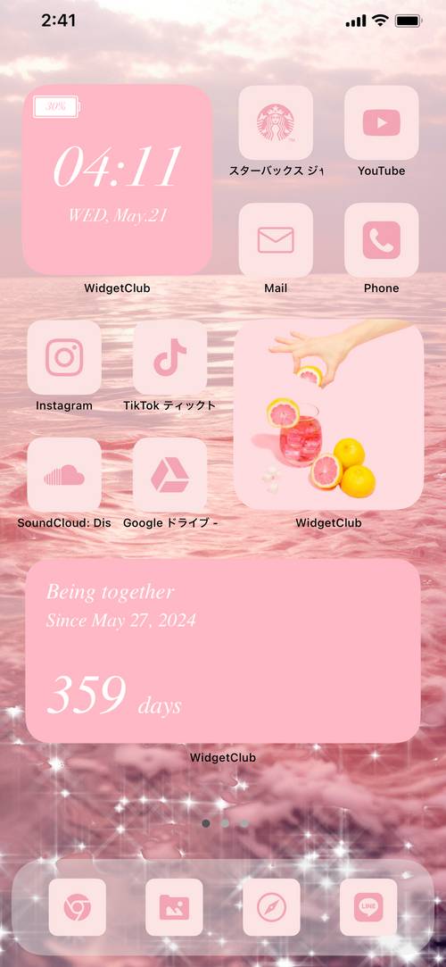 PINK widget Ideen für den Startbildschirm[2B2ONKazPTsaR1Nb9IAm]