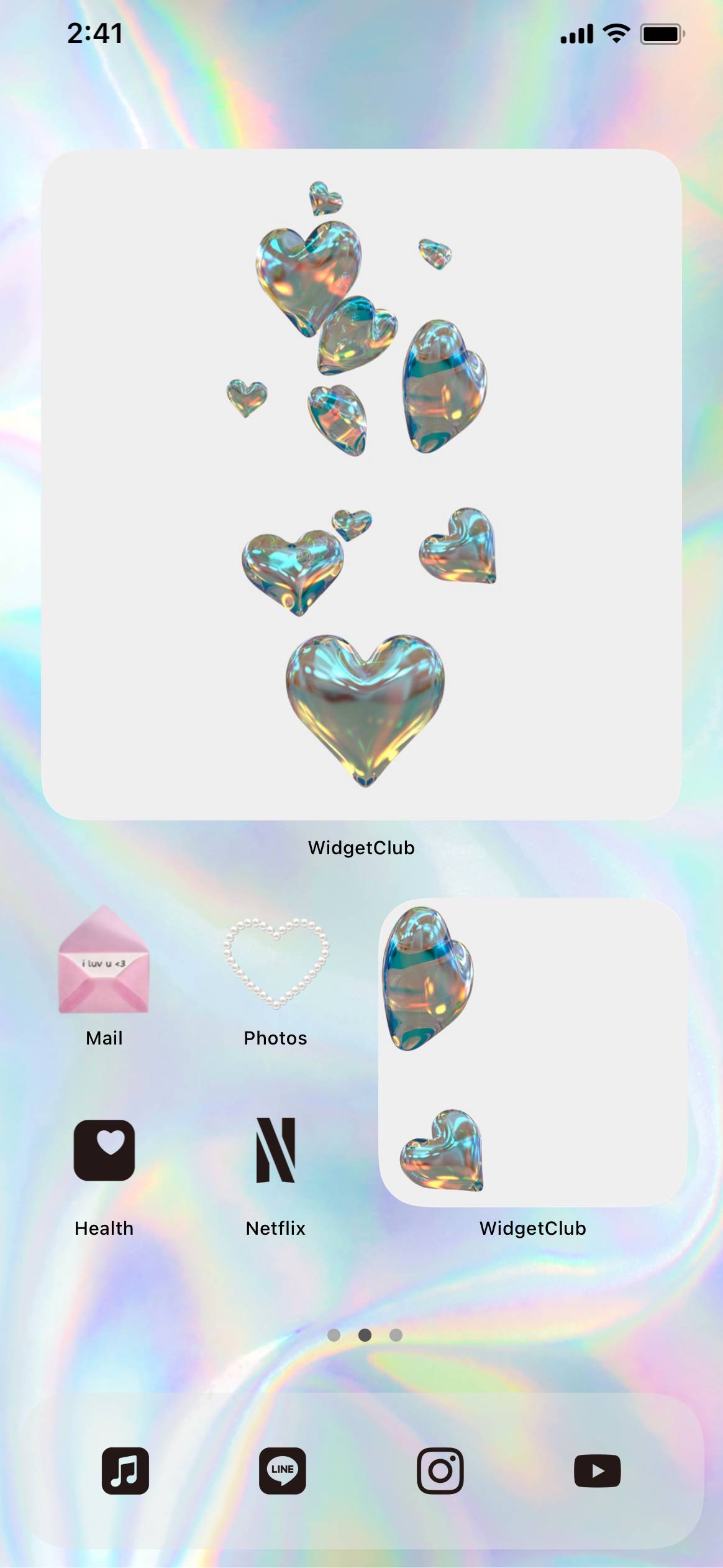 AURORA home screen themeគំនិតអេក្រង់ដើម[UY6nO70yTpewxbDgATei]