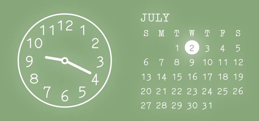 Green Clock Widget ideas[templates_kDgYHJr1CWlM4p7DUx4l_097B79C2-2A73-4ACB-A70E-1B3FEE91E121]