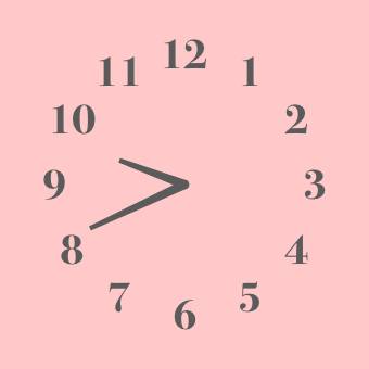 ⏰ Horloge Idées de widgets[Ph8ta7H7ah2D4gCRHe00]