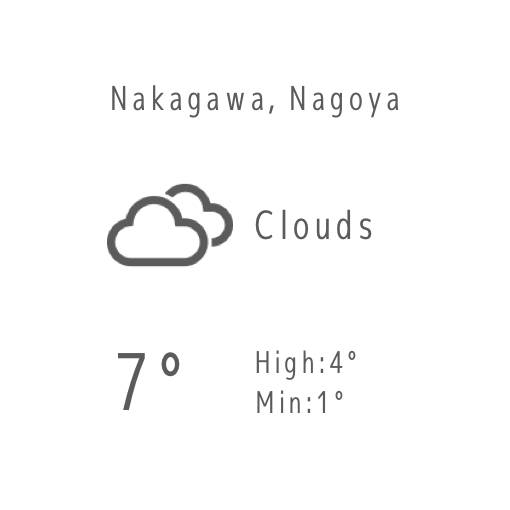 天気 Weather Widget ideas[ygFMsj1VA4D3EiagMnBH]