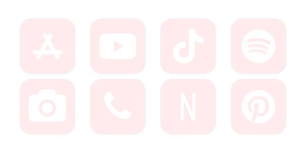 pastel pink Πακέτο εικονιδίων εφαρμογής[28LyNIMjMD3gZW9tCCOp]