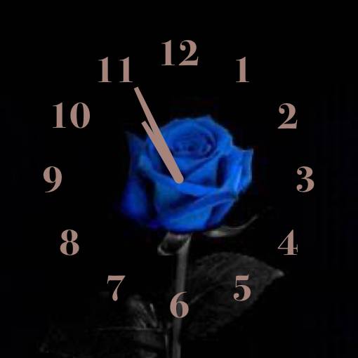 rose Clock Widget ideas[DMfpnSGbyCB0uJ3J6P8i]