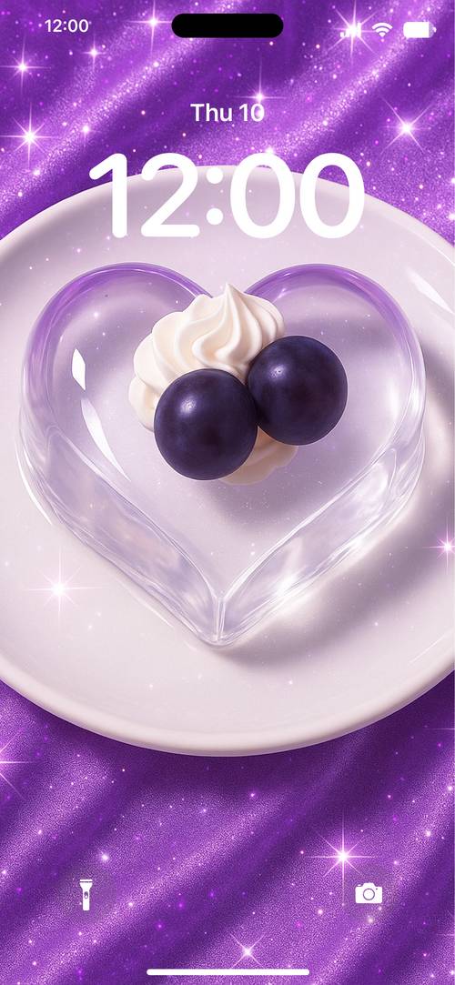 紫 キラキラゼリーចាក់សោ​រ​អេក្រង់[nIAoBrNCuuTL8d3b7lv3]