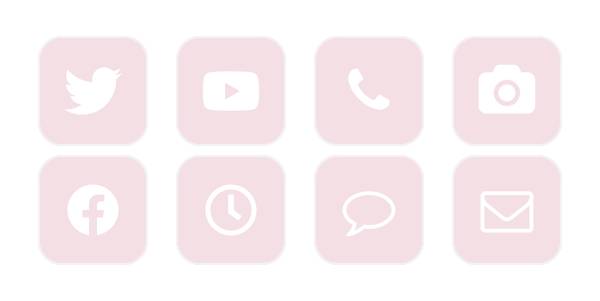 ピンク Paquete de iconos de aplicaciones[vzglfvZziZsy4qkw4qmg]