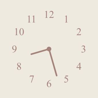 Horloge Idées de widgets[RdFklaO69uZNcwSEnkUk]