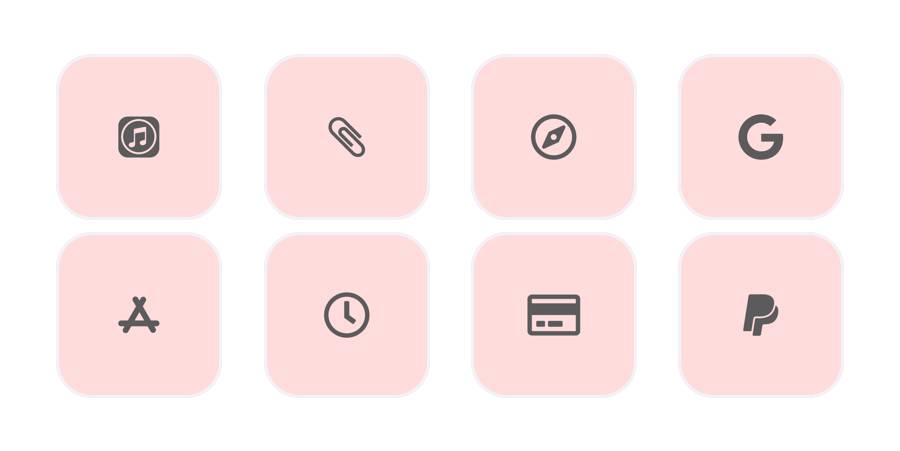 Rózsaszín App Icon Pack[dGpwWe2gHwdUrAAhQKxf]