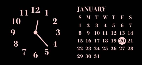 🍣 Clock Widget ideas[Ym5e4GU4TX8DZBiKQT2Q]