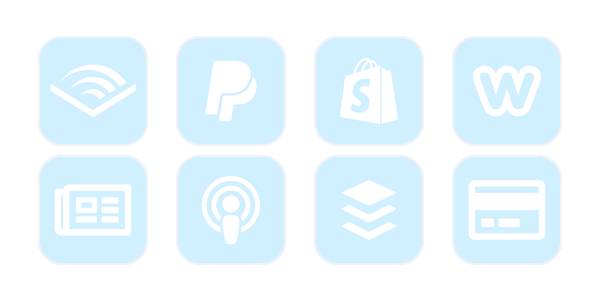Light blue Pakiet ikon aplikacji[Xe3GCzAzdTlN9qzXzqwg]