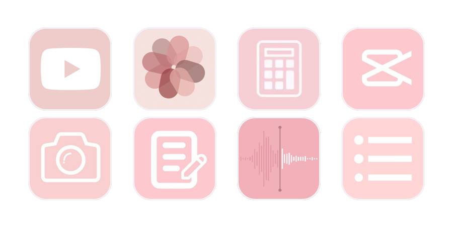 icon pink apps App Icon Pack[ZpQxGHefcbU4Qc7SZG7m]