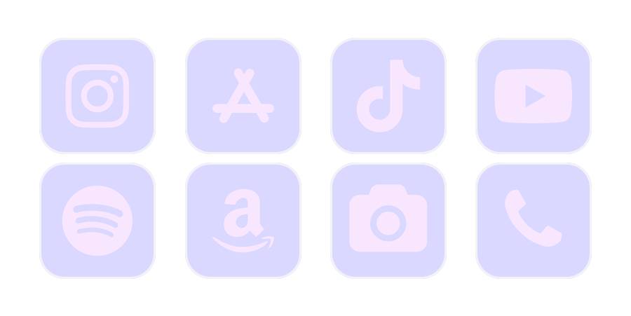 Light Purple App Icon Pack[cQTYWSQS850CE1Y9bgdz]