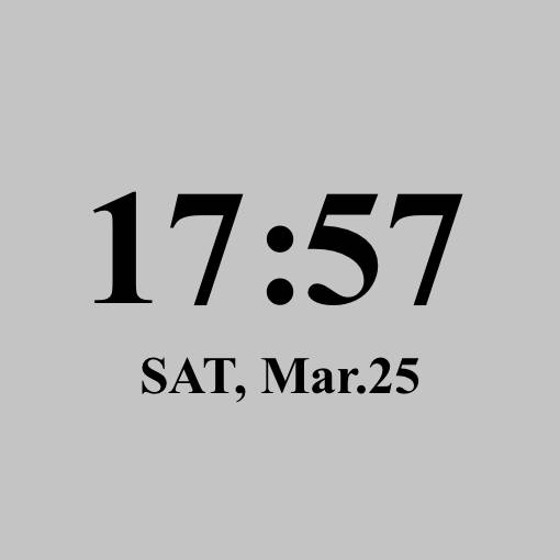 Time Widget ideas[i8PbGygtNMMFhnYNuotL]