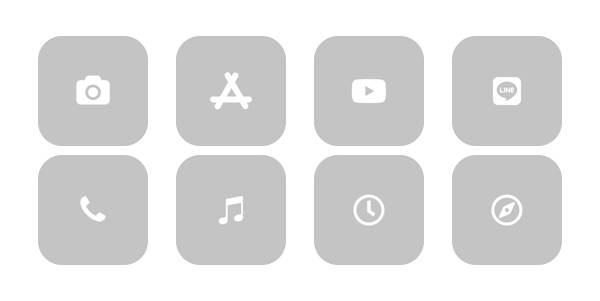 シンプルなアイコン App Icon Pack[BcE5dvHZkuaV4uJcpUSv]