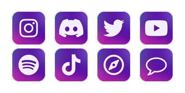 purple gradient Pacote de ícones de aplicativos[I0R6PrqMi3qTCeWwZRbh]