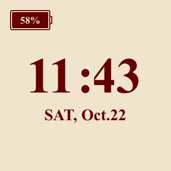 Time Widget ideas[EvB9TJ9pqq7Brt8YDtYK]