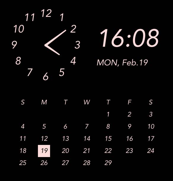 Clock Widget ideas[sH2dWP5eAmY6t0QXTSp8]