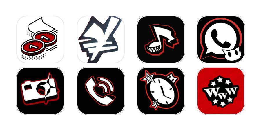 persona 5App Icon Pack[PU2eH4Y5DIOvacTcy2Lc]