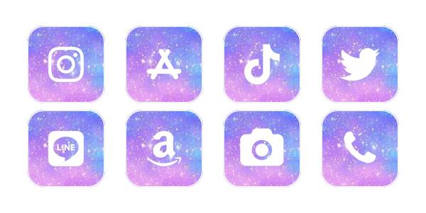 星空アイコンセット App Icon Pack[a6TkAWLvnz7Xomdzikmc]