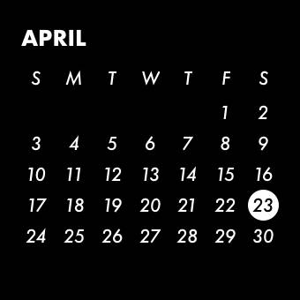 カレンダー Kalender Ide widget[zYMB1kVfIXyxpqBitfaa]