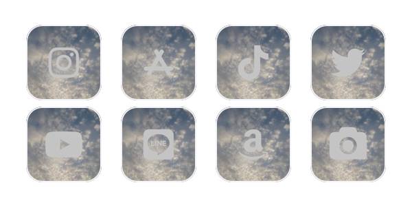 雲 Pack d'icônes d'application[hpkO8LIKdoMt8h6z7H5a]