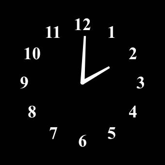 黒 Clock Widget ideas[IMFHcY7XqeKi5xK6ew3C]