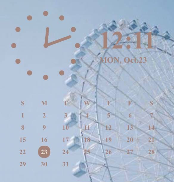 Horloge Idées de widgets[templates_52adzSM0pC28QPVNJhhD_603130FB-15E3-4497-A54B-1820DFAF1FD4]