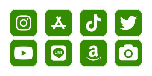 緑 App Icon Pack[sF6YVs6Z8kRXUzEA2BjD]