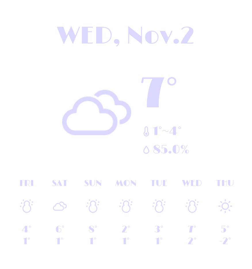 天気 Tiempo Ideas de widgets[PHjqDZFBsKR8xejzAxPJ]