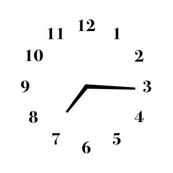 clock 時計 ウィジェット[urd2ZComOaFG0nXNX4rv]