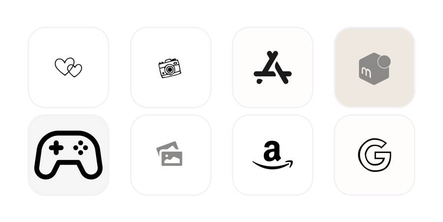 オシャレアイコンPaquete de iconos de aplicaciones[xMAUnkGuimHXKkZEx2f1]