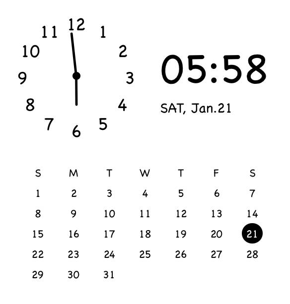 Clock Widget ideas[ZZQqKQPGj2fn23eAM3Pc]