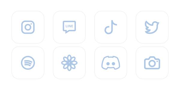あお Pacchetto icone app[ubRr0ScwdNb9kHm1dxH9]