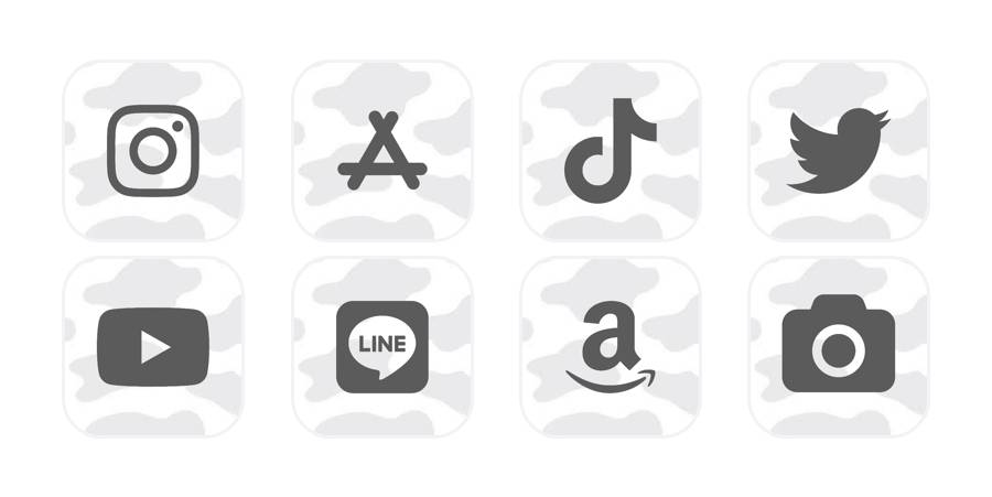 𝓦𝓱𝓲𝓽𝓮 Paquete de iconos de aplicaciones[C5pXprac7ALLWSVgssHy]