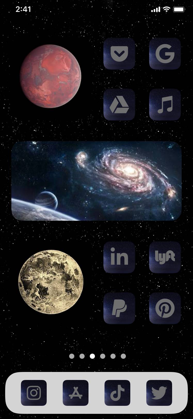 SpaceІдеї для головного екрана[ldJ6YIu3aUoXlyM6FQK8]