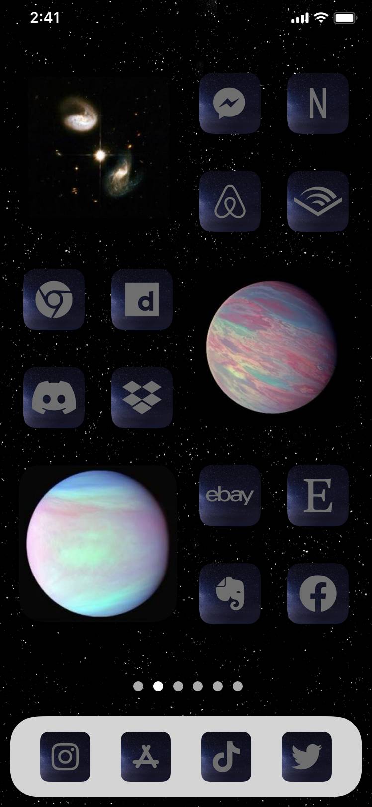 SpaceІдеї для головного екрана[ldJ6YIu3aUoXlyM6FQK8]