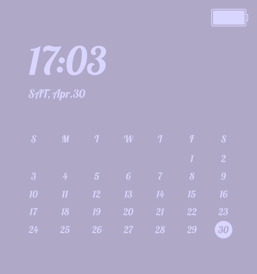 紫Kalendár Nápady na widgety[S5WcHKqAC18ADRUX8BpP]