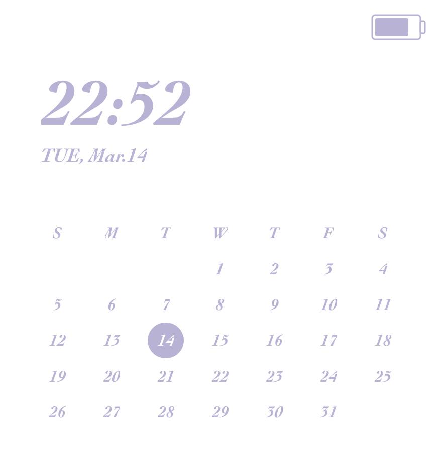 カレンダー Calendrier Idées de widgets[LNDwjRdukOFOPBgF4ME6]